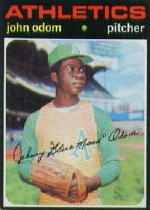 1971 Topps Baseball Cards      523     John Odom